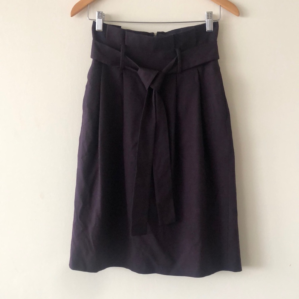 Paper-bag Waist Skirt